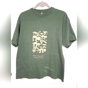 (L)🆕️Vtg🔥St Augustin Columbia🔥 Graphic Monkey Art🐒 Print Tee Ptp 22" L26"